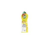 Cif Lemon Cream Cleaner multipurpose surface cleaner with 100% natural cleaning particles removes 100% of the toughest dirt 750 ml