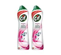 Cif Multi-Purpose Cleaner with Cream and Micro Crystals Pink Flowers - 500 ml (Pack of 2)