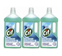 Cif No Residues Ocean Floor Cleaner 3x950ml - No-Rinse, Multi-Surface Cleaner for Linoleum, Vinyl & Ceramic Tiles