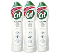 Cif Original Cream Multipurpose Surface Cleaner enriched with a fresh, ocean scent made with 100% natural cleaning particles for gentle and reliable
