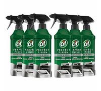 Cif Perfect Finish 100% Tough Stain Removal Spray for Stainless Steel, Anti Limescale, Oven & Grill or Anti Mould Effective Degreaser for Kitchen and Outdoor, 435ml (Buy 6, Oven & Grill)