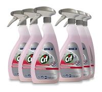Cif Pro Formula 4-in-1 Washroom Cleaner & Disinfectant | Ready To Use | 6 x 750ml