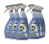 Cif Pro Formula Glass Cleaner, 750ml (6-pack) spray bottles