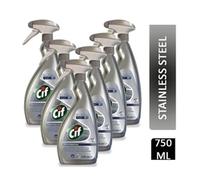 Cif Stainless Steel Spray & Glass Cleaner - 750ml