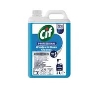 Cif Professional Conc Window+Glass Cleaner 2 Litres Pack of 2 9303534