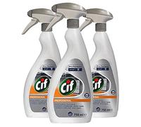 Cif Professional Formula Oven & Grill - Fast Acting Cleaning Spray, 3 Packs of 750 ml