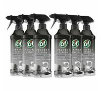 Cif Stainless Steel specialist Spray Scientifically designed to remove stubborn dirt for 100% streak-free shine on the stainless steel surfaces, Multi Buy 6 Pack