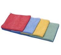 CIF TASKI Microquick, rot, Mikrofasertuch, gestrickt, Größe 40 x 40 cm, rot | Packung (1 Stück)