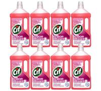 Cif Wild Orchid Floor Cleaner 950ml x 8 - All Purpose Vinyl, Linoleum, Ceramic Tiles Cleaning Liquid, Floral Scent | (8 Pack)