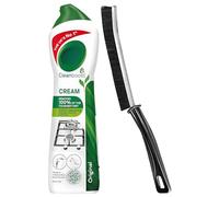 Ciff Cleanboost Cream Cleaner 500ml & Crevice Grout Brush Bundle | Multi-Surface Cleaner for Kitchen, Bathroom & Floors | Tough Dirt Removal & Deep Cleaning Brush | LS Bundle