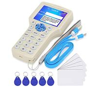 CIFY 125KHz 13.56MHz RFID Reader Writer, ID IC HID UID Fob Copier, NFC Reader, 10 Frequencies RFID Card Duplicator, Encrypted Card Decoder, with 10PCS Rewritable Key Cards, USB Interface