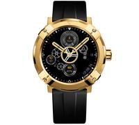 Ciga Design Series C&H DFH011-GG02-2B5B - Man - 42 mm - Smartwatch - Quartz with charger - Plexi Glass Black 20 mm
