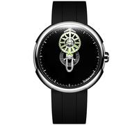 Ciga Design Time Cipher T021-SISI-6B - Man - 45 mm - Analogue - Automatic - Sapphire Glass Black 22 mm