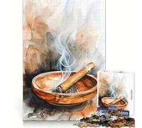 Cigar Affair 1000 Piece Jigsaw Puzzles for Adults Teenagers Home Play Fine Thick Home Fun Wall Art (38x26cm)