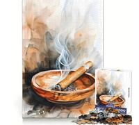 Cigar Affair Jigsaw Puzzles 1000 Piece for Adults Stress Relief Smooth Cut Fun Play (38x52cm)