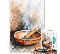 Cigar Affair Jigsaw Puzzles 1000 Piece for Adults Stress Relief Smooth Cut Fun Play (38x52cm)