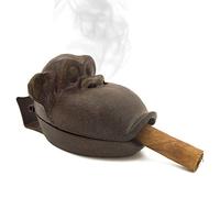 Cigar Ashtray, Monkey Ashtray for Cigarettes Outdoor Indoor, Cast Iron Ash tray Ash Holder Home Office Decoration with Gift Box