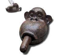 Cigar Ashtrays, Monkey Ashtrays for Smokers,Ashtrays for Patio Indoor Home Decor Garden Cast Iron,Cigar accessories for Men,Cigar Gifts for Men Unique