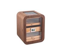 Cigar Case,Travel Humidor Box, 4 Cedar Wood Drawer