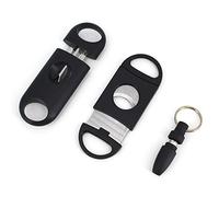 Cigar Cutter Combo Include Cigar Cutter, V Type Cigar Cutter and Cigar Punch Stainless Steel Material Double Blade Cigar Cutter