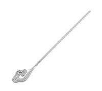Cigar Draw Enhancer Tool for Cigars Alloy Silver 6 Inch