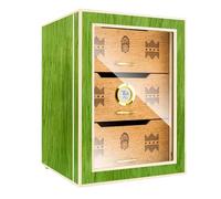 Cigar Humidor Cabinet 3 Layer,Storage 100-150 Counts, Large Spanish Cedar Wooden Cabinet Contain Humidifier & 3 Drawers,Digital Hygrometer,Gifts for Men Husband Father