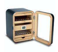 Cigar Humidor Cabinet with Digital Hygrometer, Silent Constant Temperature Storage, Large Capacity Drawers for Cigar Preservation