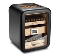 Cigar Humidor Cabinet with Glass Top, Large Capacity Design for Cigar Storage, Holds Up to 110 Cigars, Dimensions 24 x 25 x 32.5 CM
