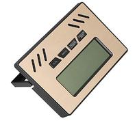 Cigar Hygrometer Electronic Tool Indoor Starter Humidor Constant Temperature Temperature Meter Constant Humidity Device (Gold Color)