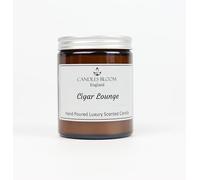 Cigar Lounge 180ml Amber Jar Scented Candles - 35 Hour Burn Time - Eco & Vegan Friendly