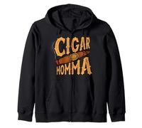 Cigar Momma Cigarette Tobacco Smoker Smoking Zip Hoodie