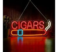 Cigar Neon Sign Dimmable LED Light for Smoke Shop