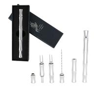 Cigar Punch Cigar Draw Enhancer Tool Cigar Draw Enhancer Cigar Fixing Needle and Cigar Punch 3 in 1 The Cigar Punch for all Cigars is a Practical and Essential Cigar Accessories for Cigar Lovers