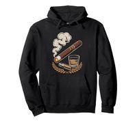 Cigar Smoking Grandpa Dad Passing Stogie Tradition Pullover Hoodie