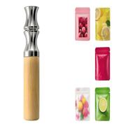 Cigarette Alternative Breath Stick Set，Quit Breathlace Filter Help Stop Stress，Relief Breath Inhaler Flavoured for Adults，Breathe Free Device Flavour Filters Gifts (Wood, 5 Random)