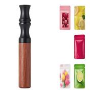 Cigarette Alternative Breath Stick Set，Quit Breathlace Filter Help Stop Stress，Relief Breath Inhaler Flavoured for Adults，Breathe Free Device Flavour Filters Gifts (Brown, 5 Random)