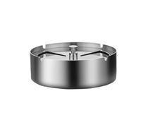 Cigarette Ashtrays Ashtray, Stainless Steel Modern Windproof With Lid, Tabletop Cigarette Ash Tray For Indoor Or Outdoor Use, Large Size Holder, Desktop Smoking For Home(Large)