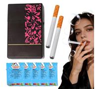 Cigarette Bubble Blower for Men Women, Bubble Blowing Cigarette Stress Toy, Fake Cigarette Stress Relief Toy, Mini Smoking Sticks with 1/5 Liquid Relaxation Birthday Christmas Party Gift (D, 5 liquid)
