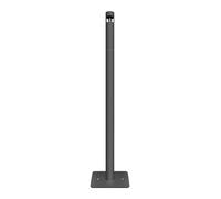 Cigarette Butt Collector, Outdoor Recycling Bin for Effective Waste Management in Public Spaces, Patios, and Parks, Commercial Vertical Ash Column Trash Can