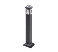Cigarette Butt Collector Trash Can, Vertical Outdoor Ashtray, Inner Bucket Type for Patios, Ideal for Cigarette Disposal, Durable and Weather-Resistant