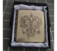 Cigarette Case 12 Style Unique Retro Metal Cigarette Case Bronze Carving cigaret Pack 20 Cigarette Boxes Man Smoker Gift-9 cig case (Color : 6)