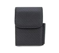 Cigarette Case, Boshiho PU Leather Cigarette Box with Lighter Holder Pouch Flip Top Tobacco Holder Metal Regular 20 Cigarettes Case Mothers Day Gift