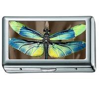 Cigarette Case/Box - King Size Cigarettes,Iridescent Dragonfly Wings Cigarette Case/Box,Credit Card Case for Women Men