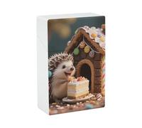Cigarette Case - Candy Hedgehog Stylish Plastic Cigarette Holder Box for Women & Men, Portable Crush-Proof Cigarette Organizer