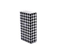 Cigarette Case for Long Cigarettes Women 100 mm Tin Cigarette Plastic Box Plastic Snake 100 mm Kingsize Black and White Pattern Cig