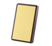 Cigarette Case for Regular, 100mm Metal Cigarette Case Slim Can Hold 20 Cigarettes,L,Gold