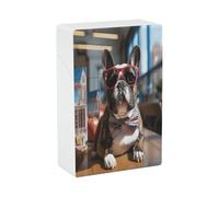 Cigarette Case French Bulldog Wearing Sunglasses Cigarettes Smoking Accessories