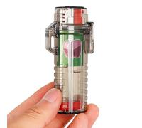 Cigařette Case - Liğhтer Holder | Waterproof Full-Coverage Liğhтer Case | Transparent Outdoor Portable Tool Box | Men’s Survival Gear Accessory Compact Size