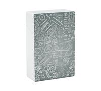 Cigarette Case Math Question, Snap-in Spring Design One-Hand Flip-Top Plastic Travel Cigarettes Box for Men/Women