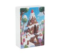 Cigarette Case Sealed Dispensers Suitable for Work Travel and Dining Can Protect Cigarettes from Water Erosion Candy Snow Mountain